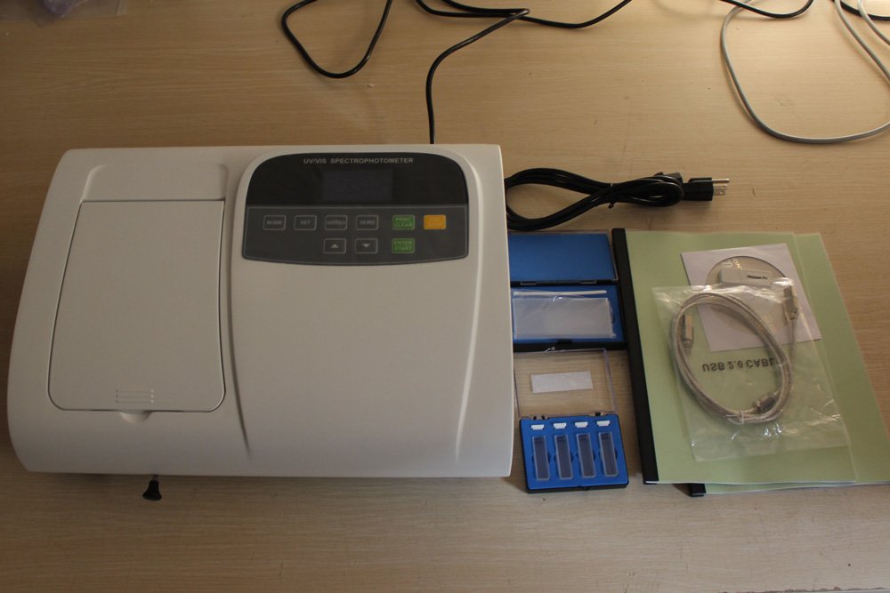 LCD Screen Uv Visible Spectrophotometer MDLUV09