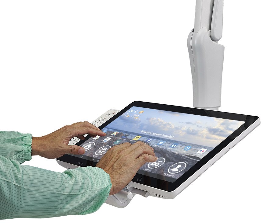 Hospital Long A-Frame Arm/ Tablet Arm for Healthcare/ Monitor Arm in Medical use
