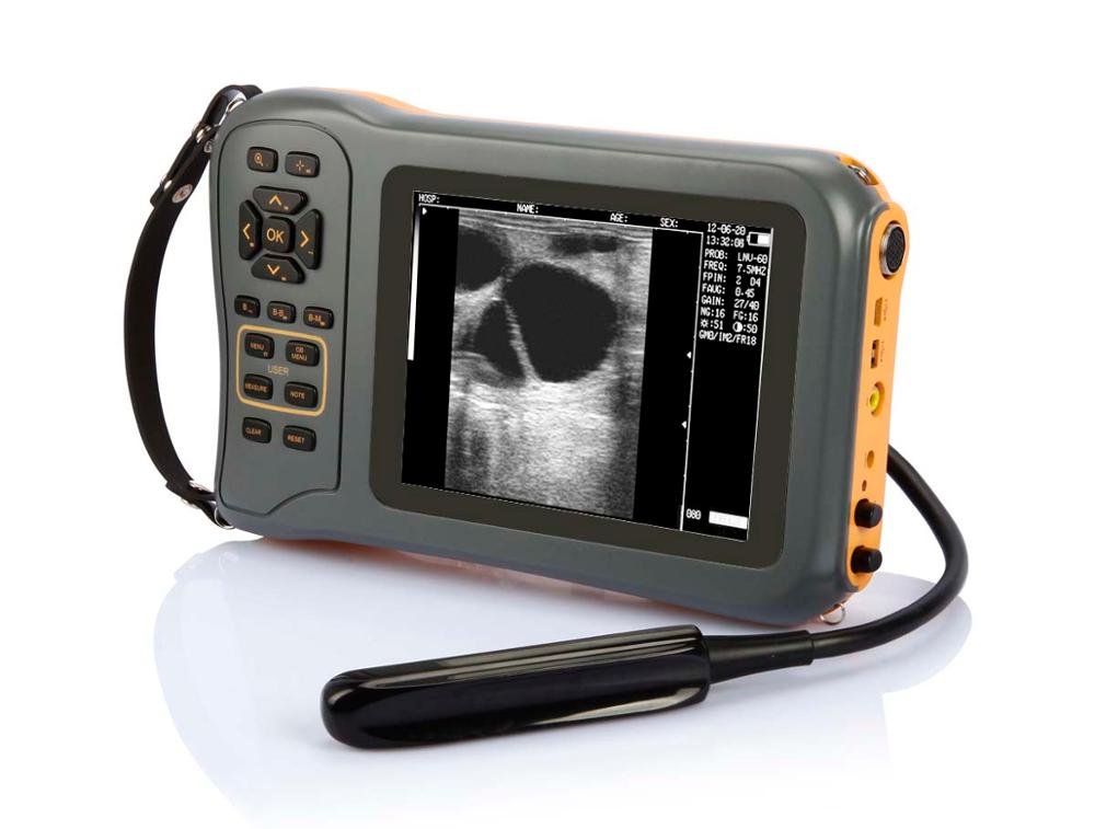 Mini Portable Veterinary Black and White Ultrasound Machine MDLVU42