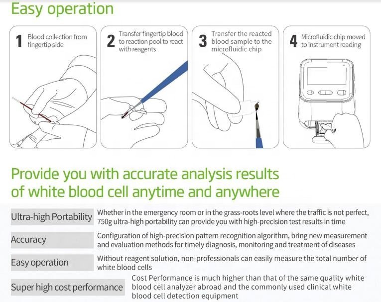 White Blood Cell Analyzer WBC Series MDLBX01
