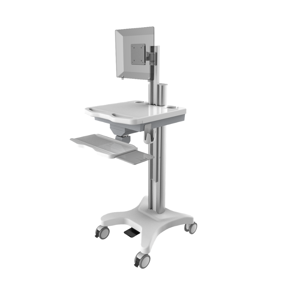 Medical Use Telemedicine Hospital Workstation Cart/Mobile Laptop Cart