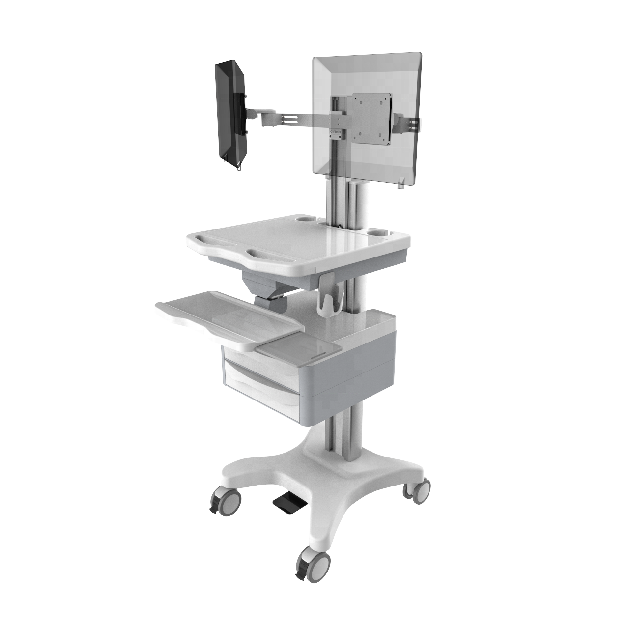 Emergency medical trolley /operating instrument trolley