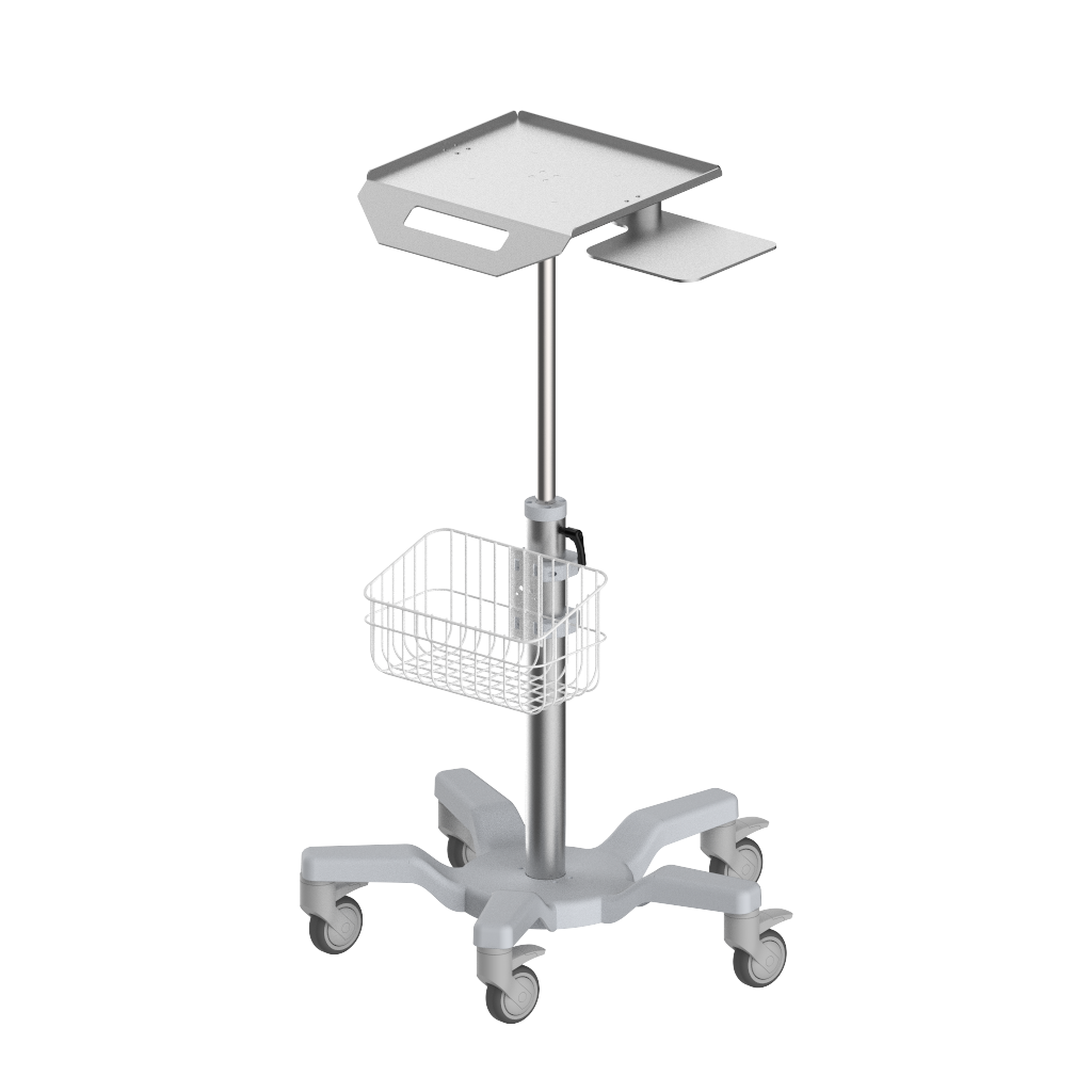 Mobile Computer Crash Carts Medical Trolley Laptop Medication Cart