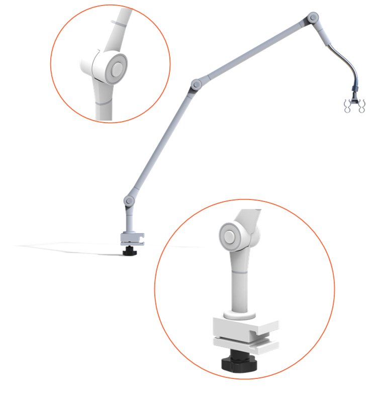 Hospital Computer Support Arm