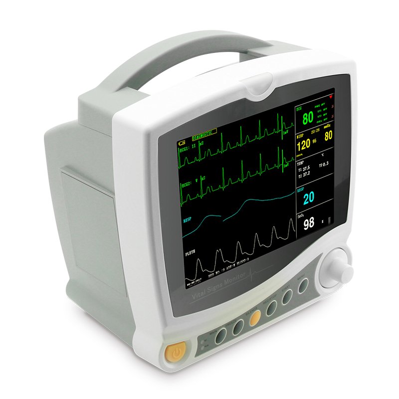 CMS6800 Patient Monitor ECG, RESP, SpO2, PR, NIBP and TEMP