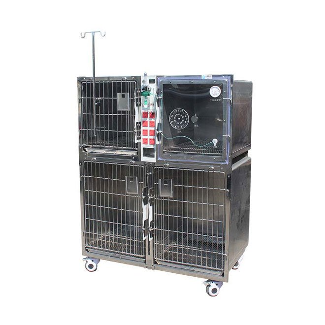 Veterinary Animal Hospital Oxygen Chamber Cage Machine MDLDWL07
