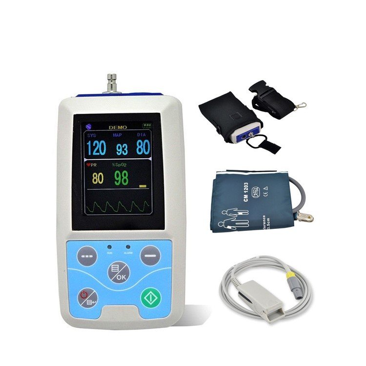 PM50 Portable Patient Monitor BP and SpO2 Monitoring