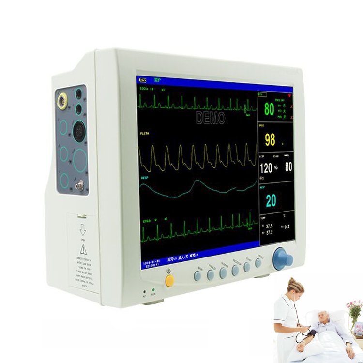 CMS7000 Patient Monitor ECG, RESP, SpO2, PR, NIBP and dual-channel TEMP