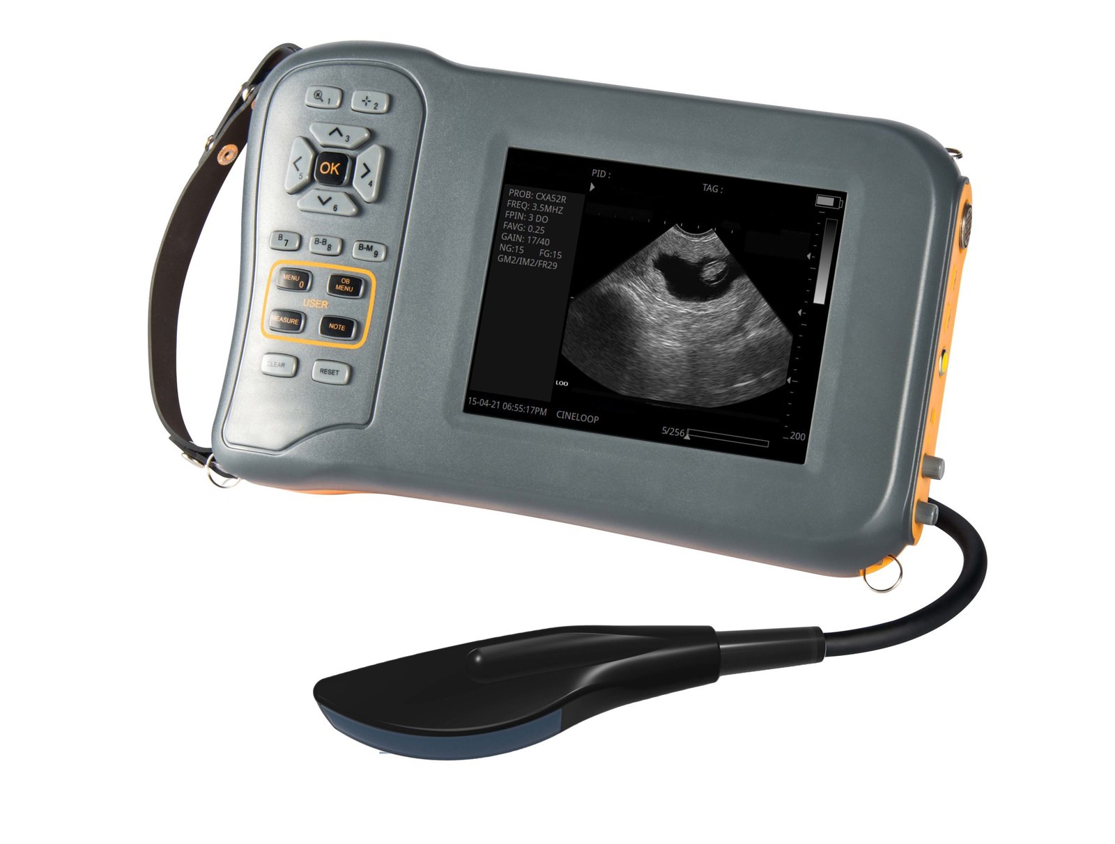 Mini Portable Veterinary Black and White Ultrasound Machine MDLVU42