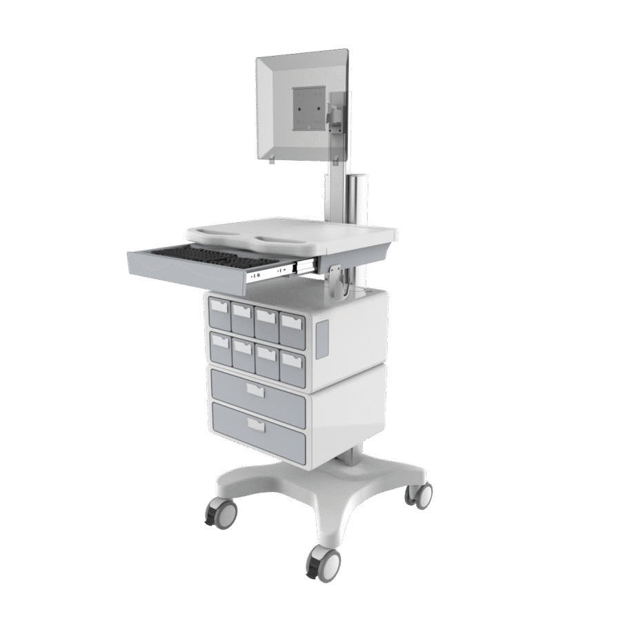 Computer Trolley Nursing medical trolley/medicine trolley