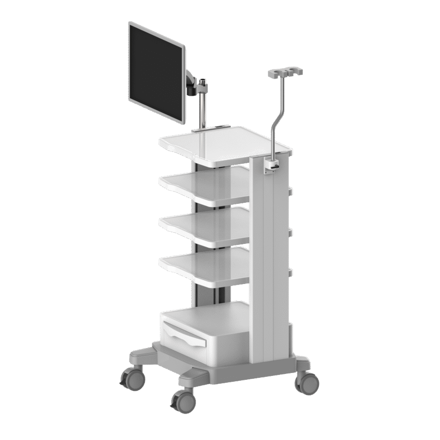 Commercial Furniture General Use and Hospital Trolley Specific Use emergency equipment cart